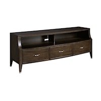 Transitional 3-Drawer Entertainment Console