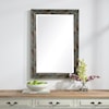 Uttermost Mirrors Owenby Rustic Silver & Bronze Mirror