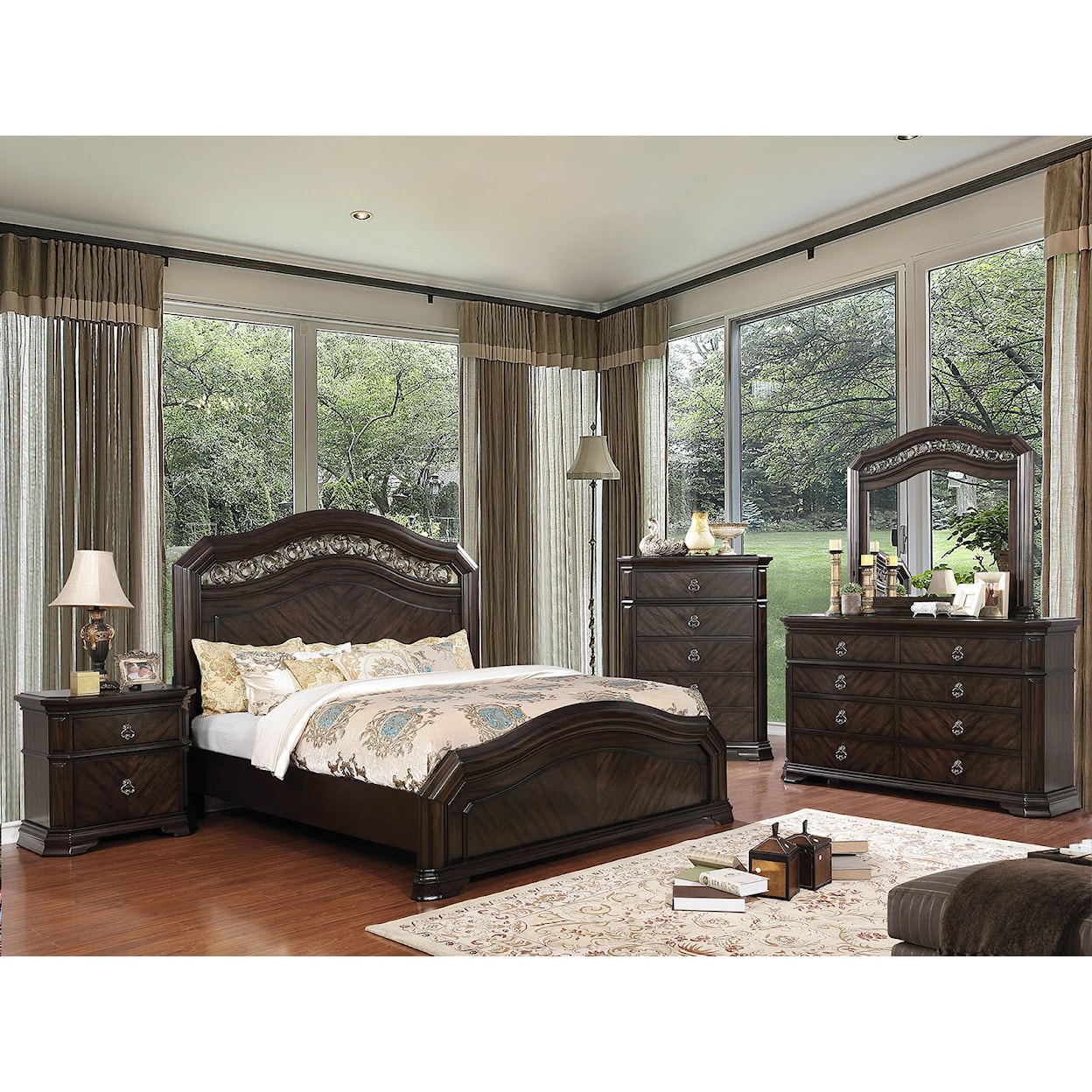 Furniture of America Calliope Queen Bedroom Set