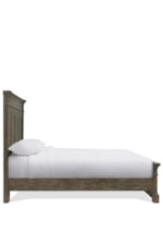 Riverside Furniture Bradford Rustic Traditional King Panel Bed