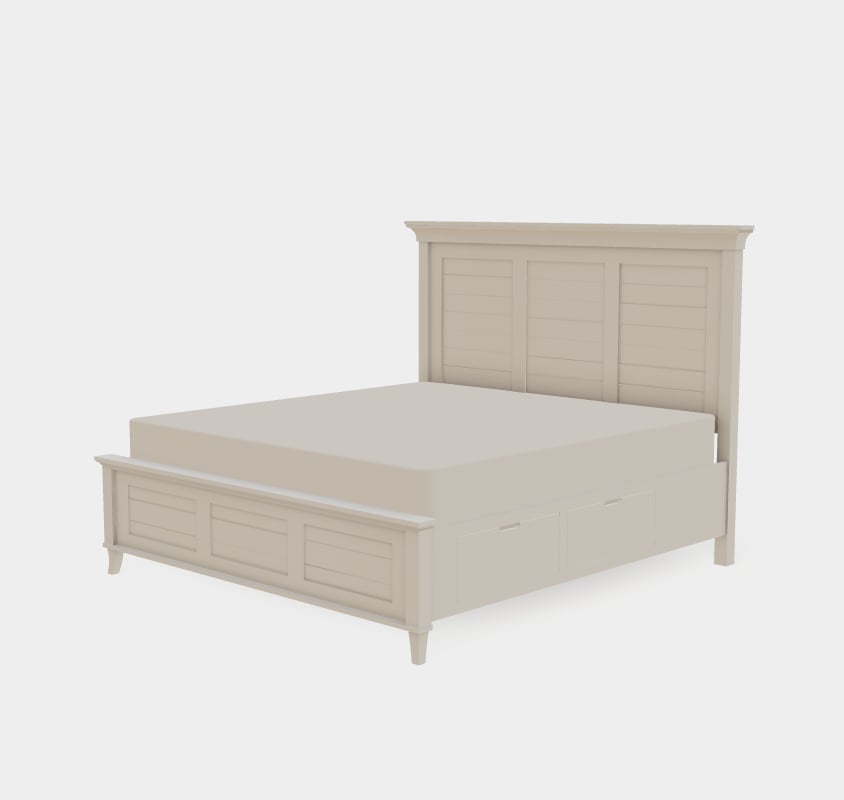 King Both Drawerside Bed