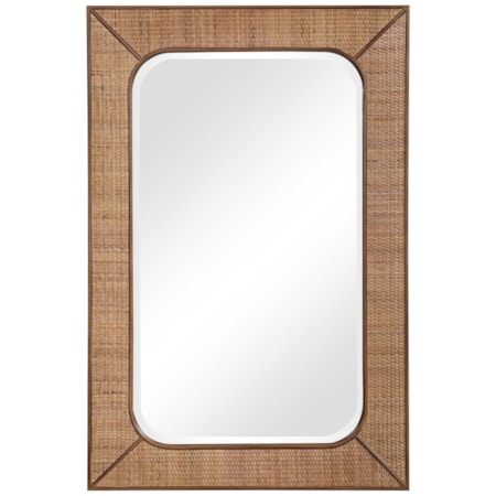 Tahiti Rattan Mirror