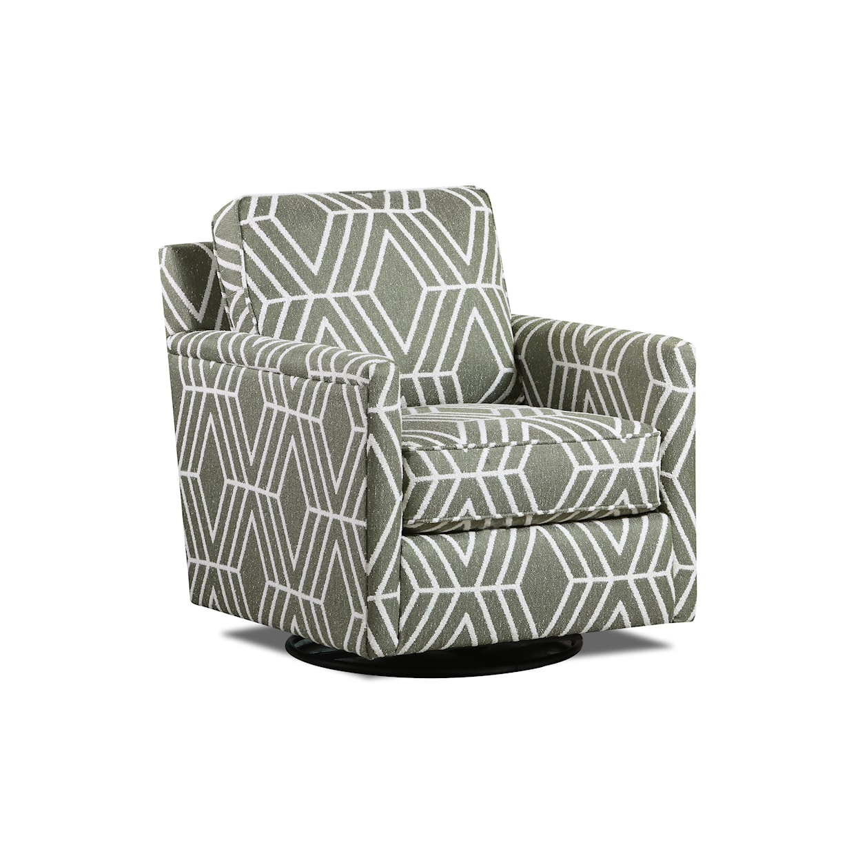 Fusion Furniture 28 SUGARSHACK GLACIER Swivel Glider Chair