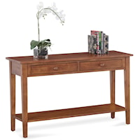 Transitional Console Table with Two Drawers