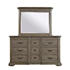 Aspenhome Hamilton Dresser and Mirror Set