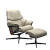 Stressless by Ekornes Reno Reno Large Recliner and Ottoman