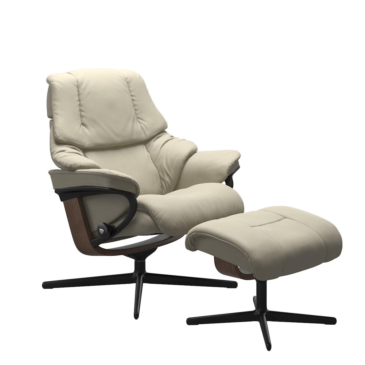 Stressless by Ekornes Reno Reno Large Recliner and Ottoman