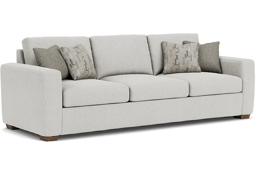Collins 104" Three Cushion Sofa by Flexsteel at Jordan's Home Furnishings