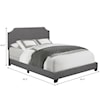 Accentrics Home Fashion Beds Queen Upholstered Bed