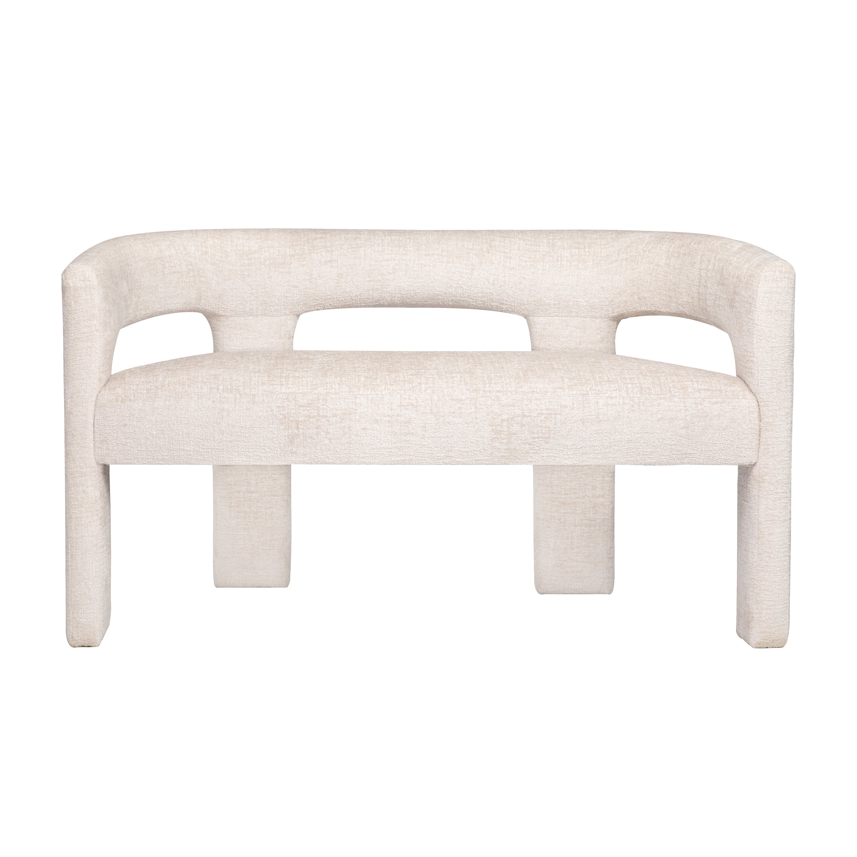 Jofran Gwen Benches 2271GWENBNNAT Gwen Upholstered Accent Bench