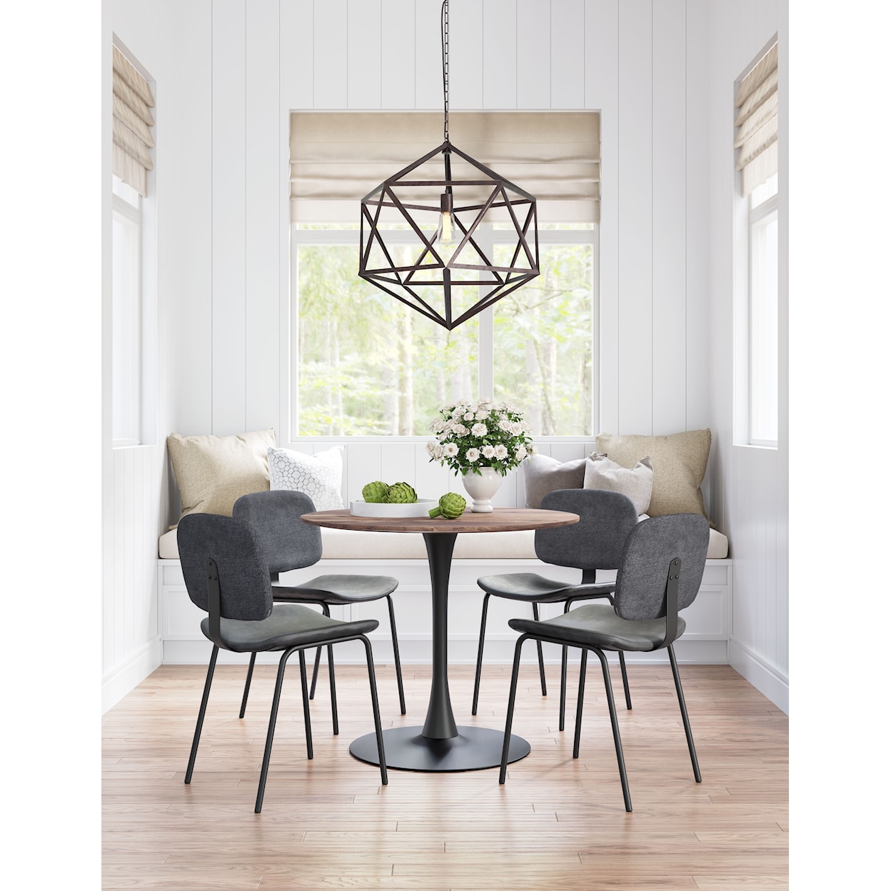 Zuo Worcester Dining Chair Set