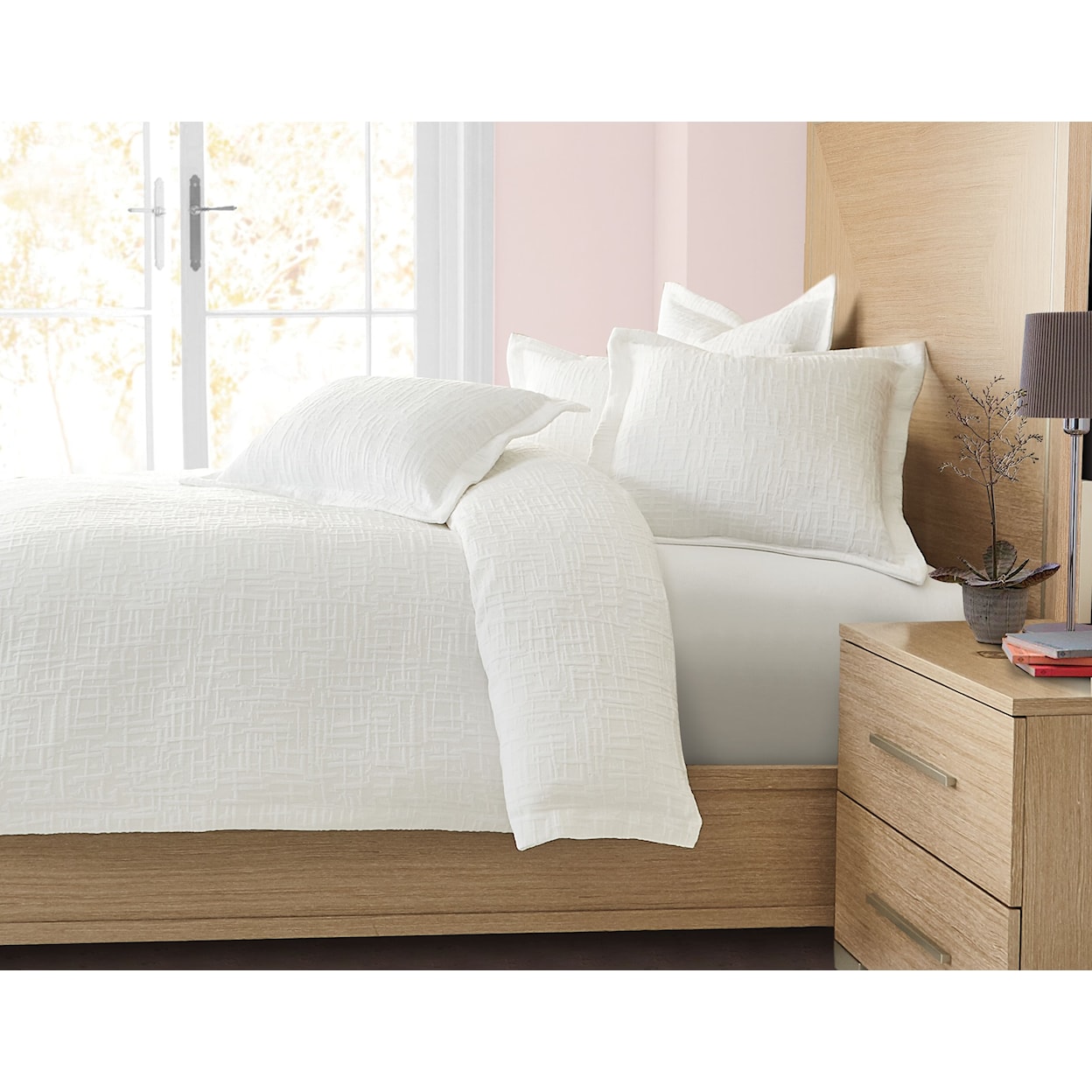 Michael Amini Michael Amini Bedding 5-Piece Queen Duvet Set