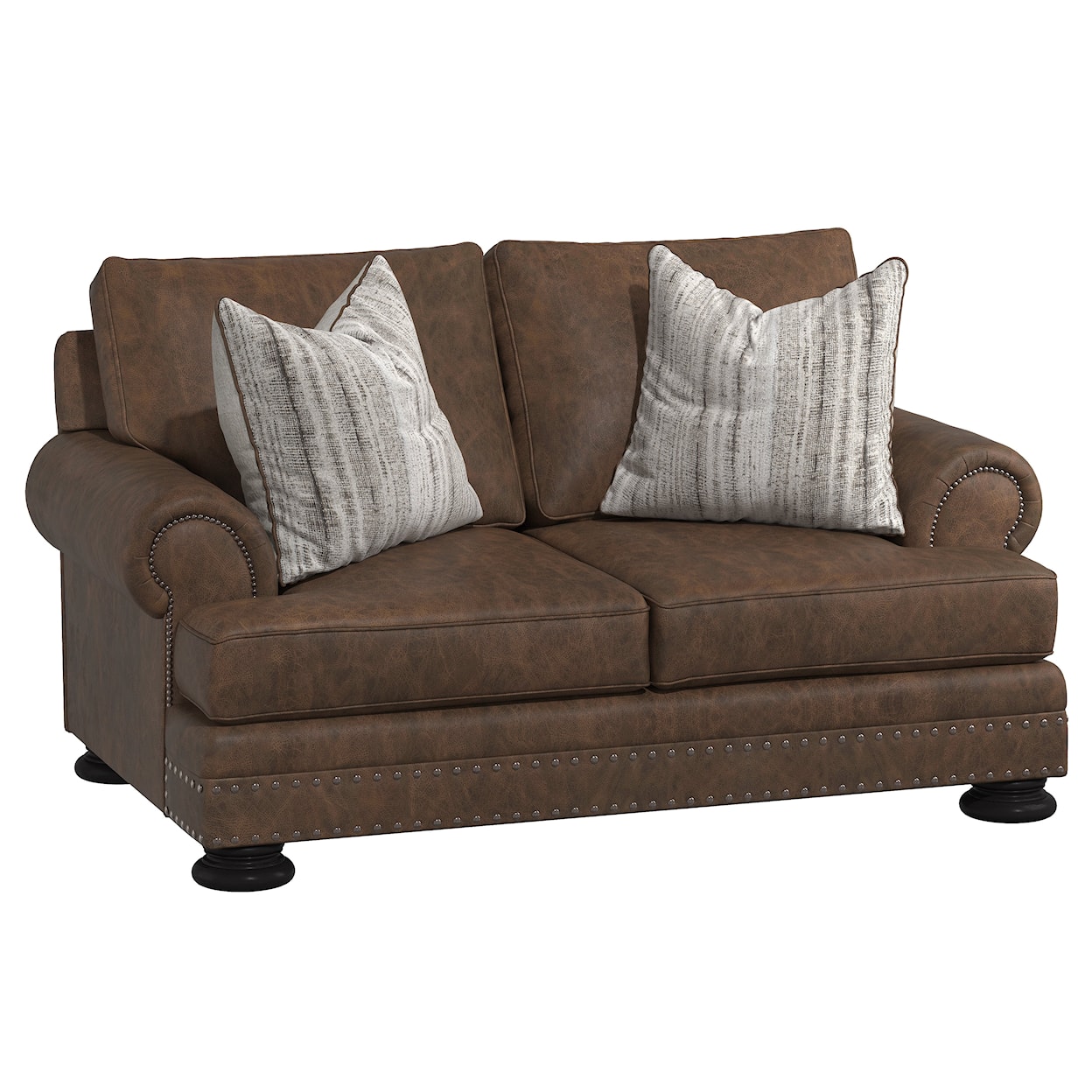 Bernhardt Bernhardt Living Foster Leather Loveseat