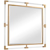 Uttermost Mirrors Balkan Golden Square Mirror