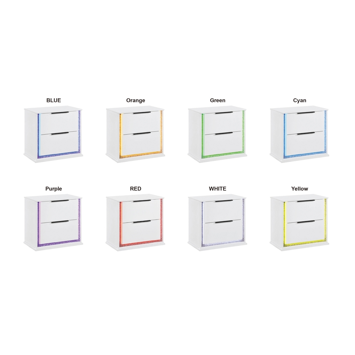 Homelegance 2390 2-Drawer Nightstand