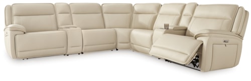 7-piece Reclining Sectional With 2 Consoles