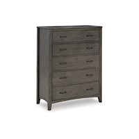 Casual 5-Drawer Chest of Drawers