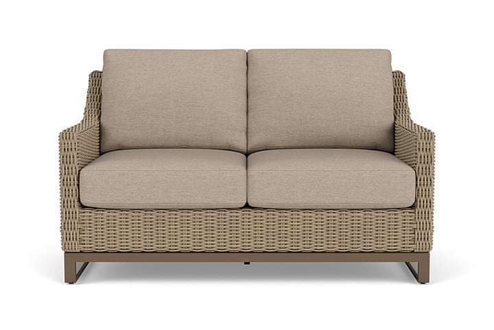 Lloyd Flanders Milan Loveseat w/ Sled Base