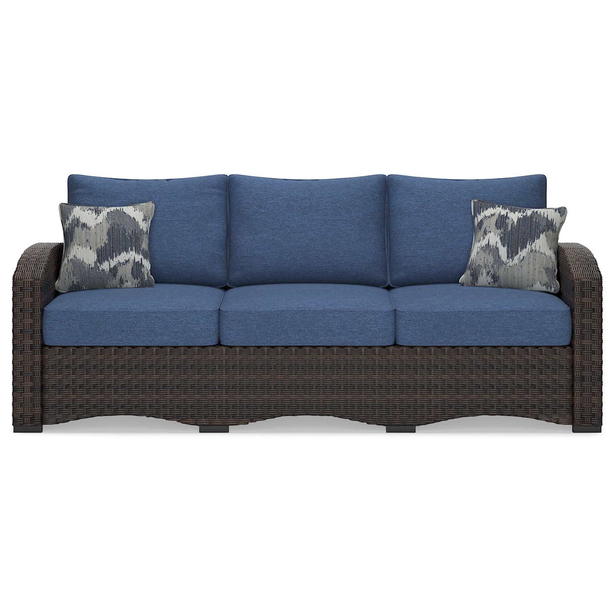 Signature Design Windglow Outdoor Sofa With Cushion