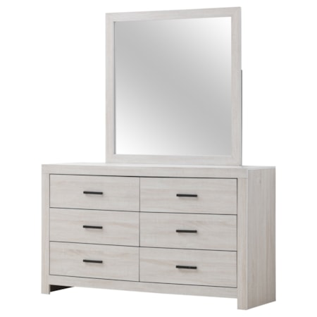 6-drawer Dresser w/ Mirror