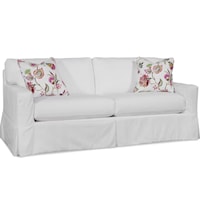 Transitional Sofa with Slipcover