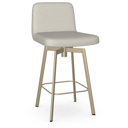 Upholstered Counter Height Swivel Stool