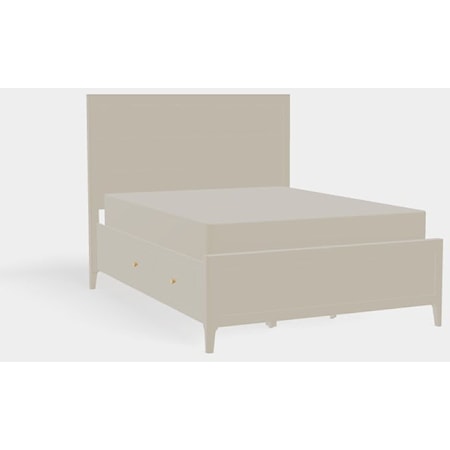 Toulon Full Upholstered Bed with Left Drawerside Storage