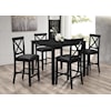 Milton Greens Stars Counter Height Dining SALEM BLACK PUB TABLE |