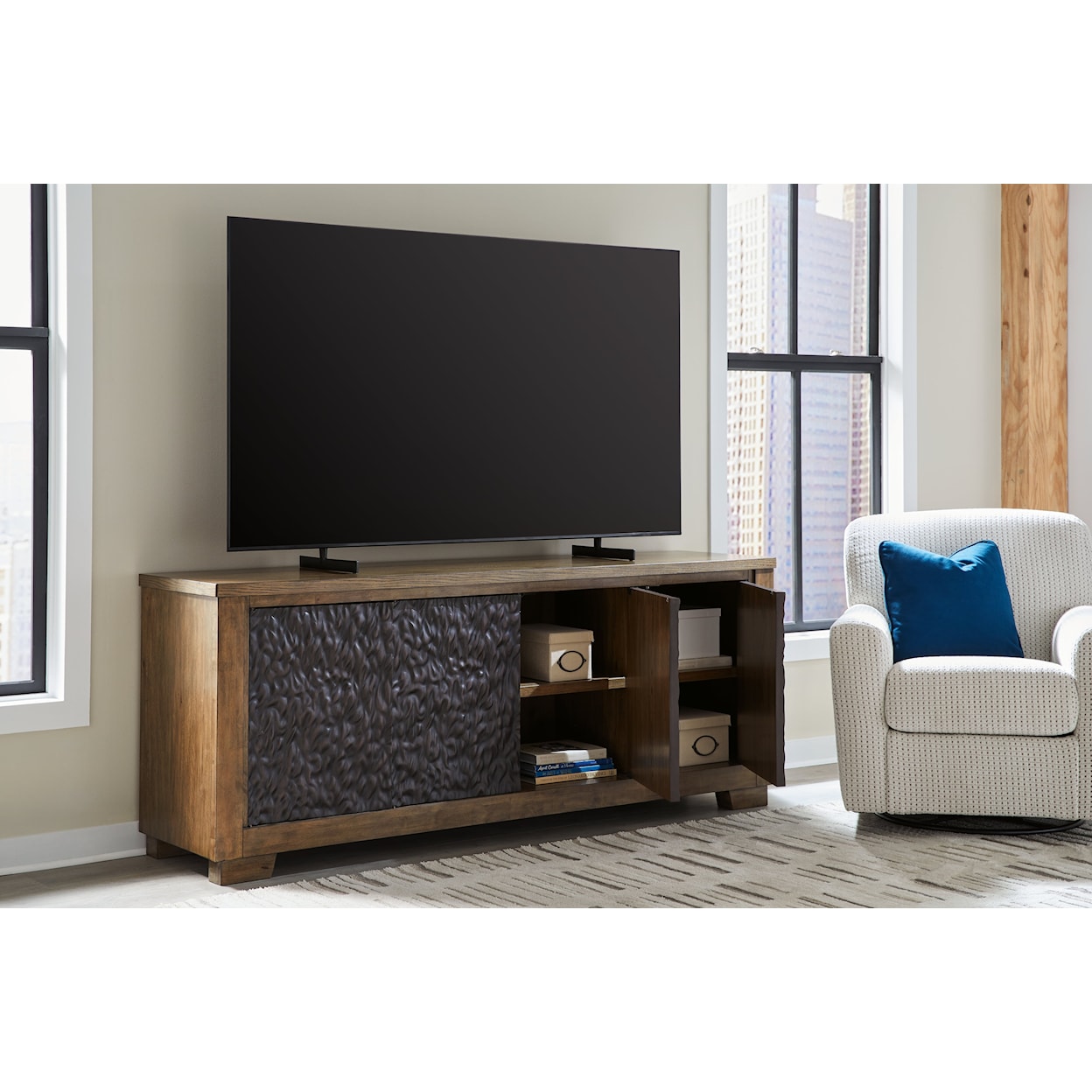 Signature Design by Ashley Furniture Rosswain 80" TV Stand