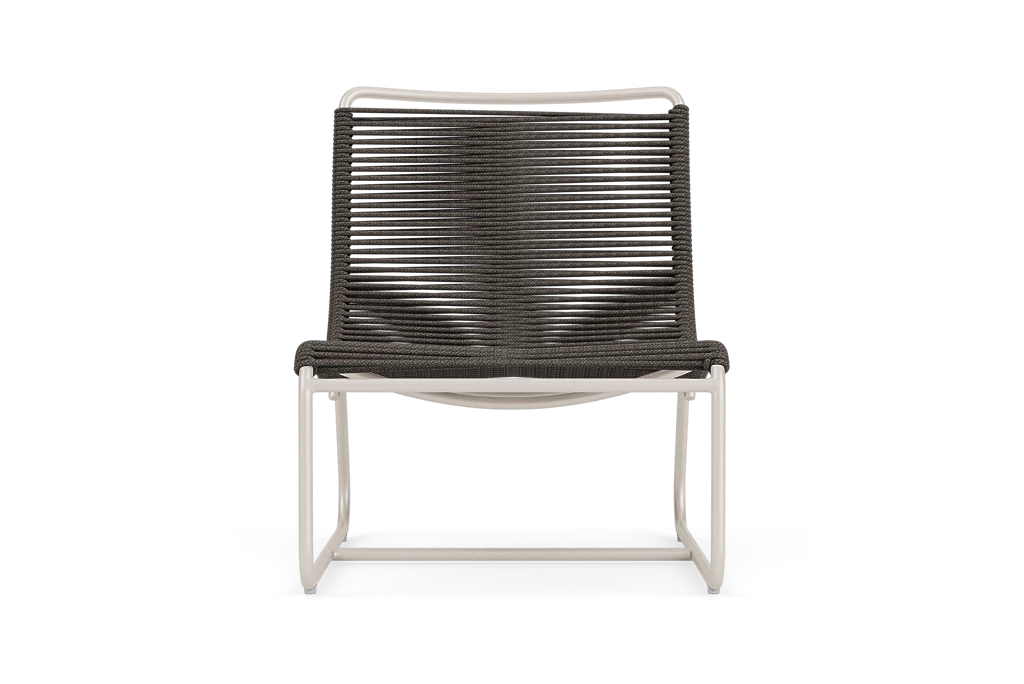 Armless Deep-Seating Rope Lounge Chair