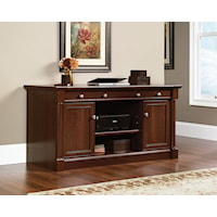 Traditional Storage Credenza with Slide-Out Table Top