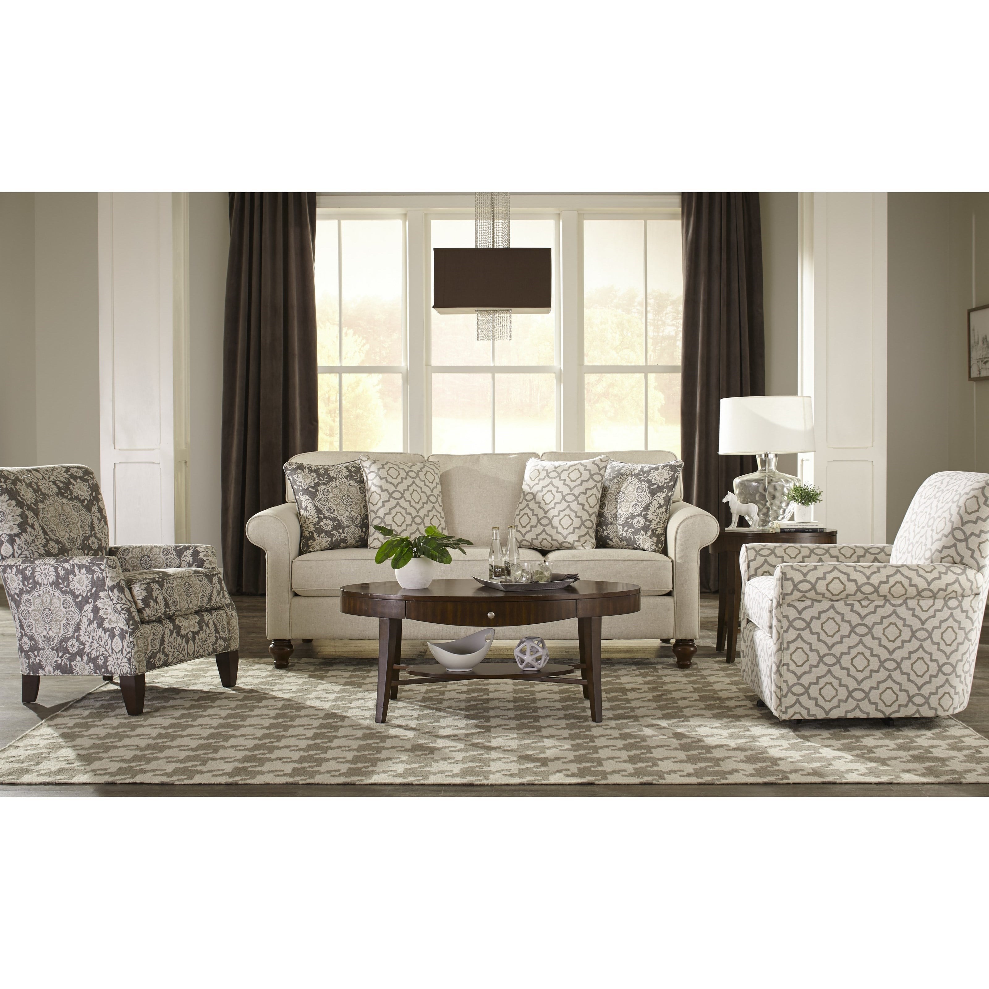 Craftmaster 7738 Queen Sleeper Sofa