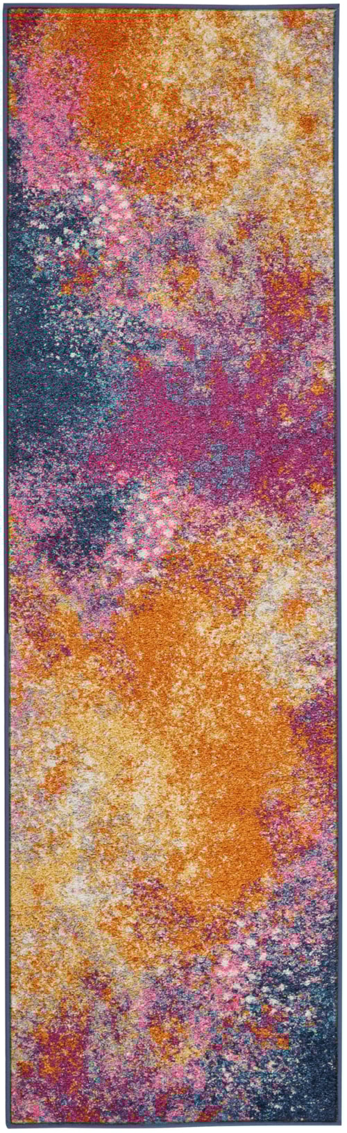 2'2" x 7'6" Sunburst Runner Rug