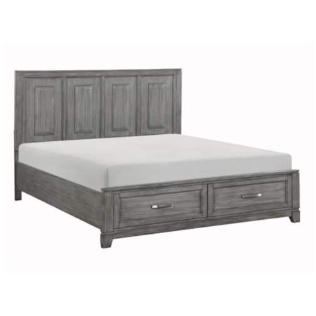 King Storage Bed