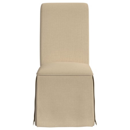 Shawna Skirted Dining Chair Khaki