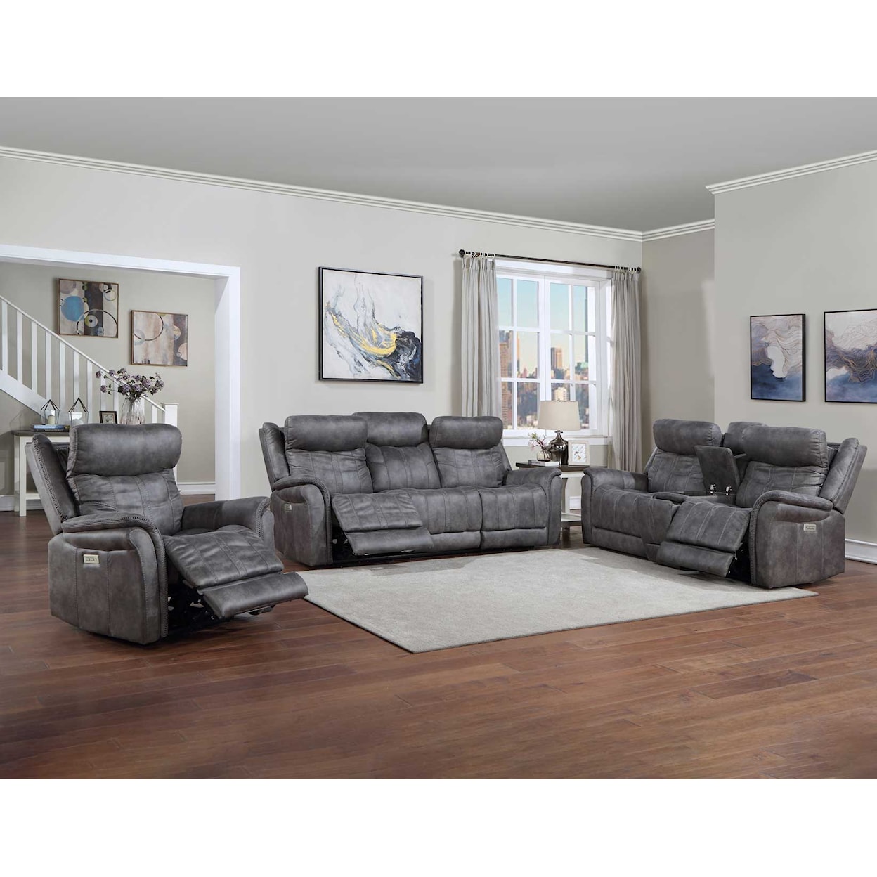 Steve Silver Morrison Power Reclining Sofa