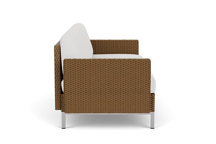Lloyd Flanders Elements Settee With Loom Arms And Back