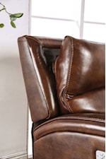 Furniture of America Soterios Casual Power Recliner with USB Port