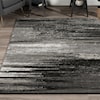 Dalyn Modern Greys Pewter 5'3"X7'7" Rug