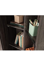 Sauder Miscellaneous Storage Transitional 3-Shelf Bookcase with Doors