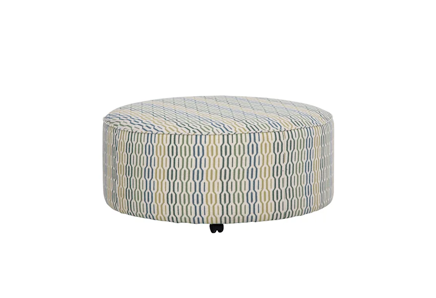 3140 Tampa Round Ottoman by Behold Home at Household Furniture