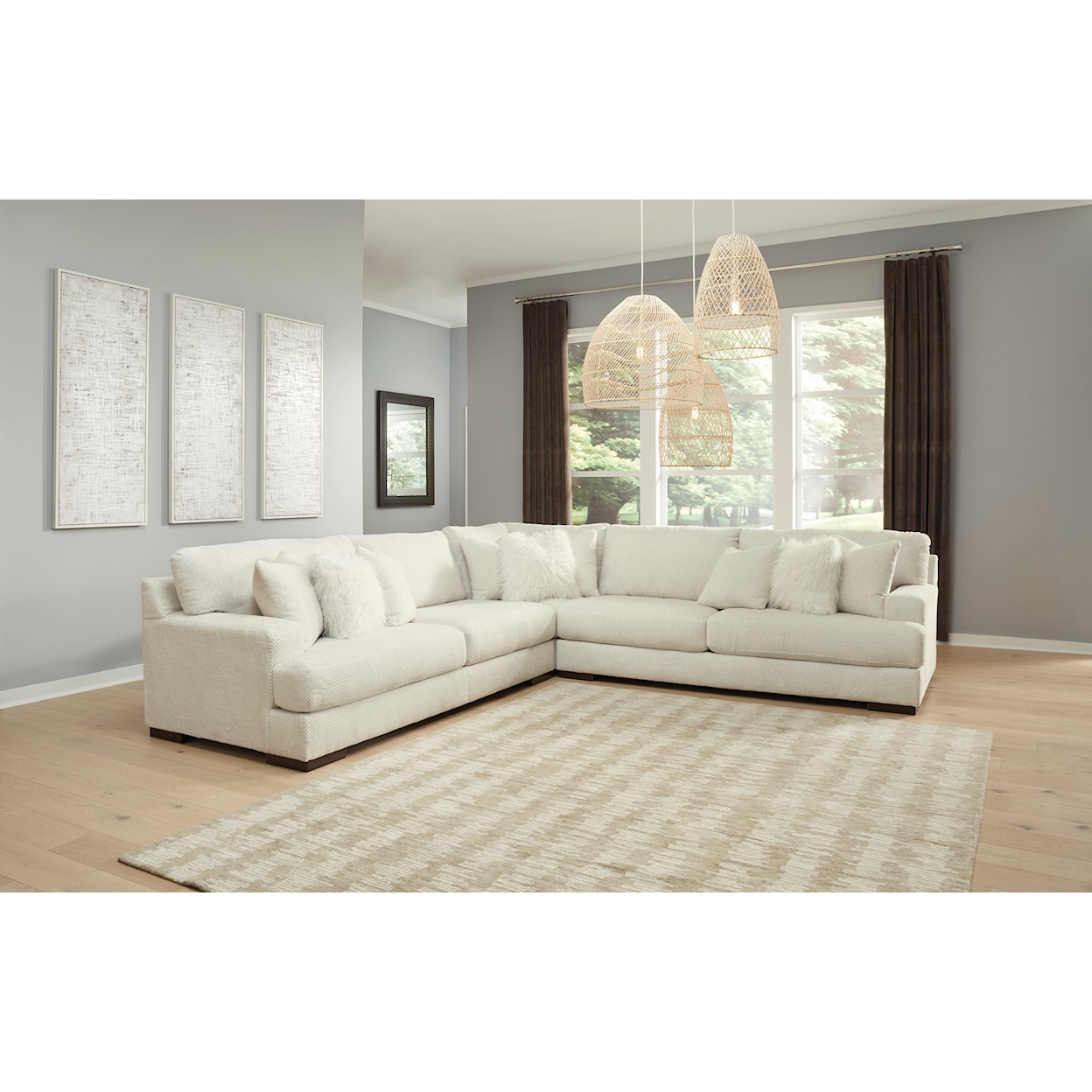 Signature Design by Ashley Zada 3-Piece Sectional