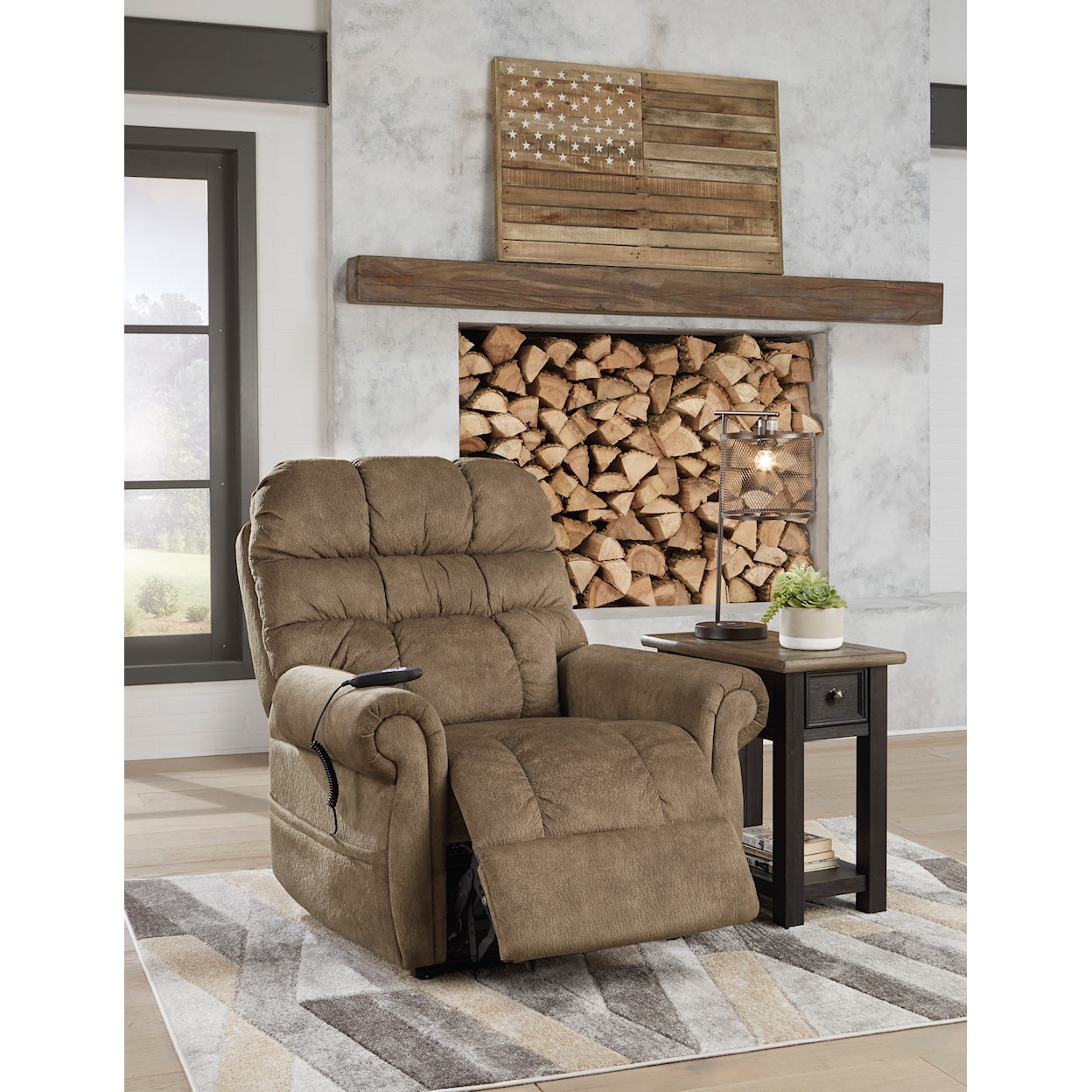 Signature Design Mopton Power Lift Recliner