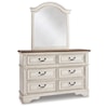 Signature Design by Ashley Furniture Realyn Dresser and Mirror