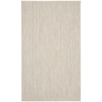 3' x 5' Ivory Silver Rectangle Rug