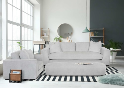 Contemporary 3-Piece Living Room Set