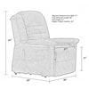 Catnapper 4825 Soother "Pow'r Lift" Recliner