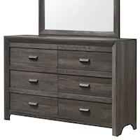 Contemporary 6-Drawer Dresser