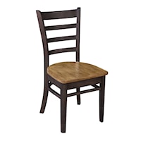 Casual Dining  Side Chair with Ladder Back