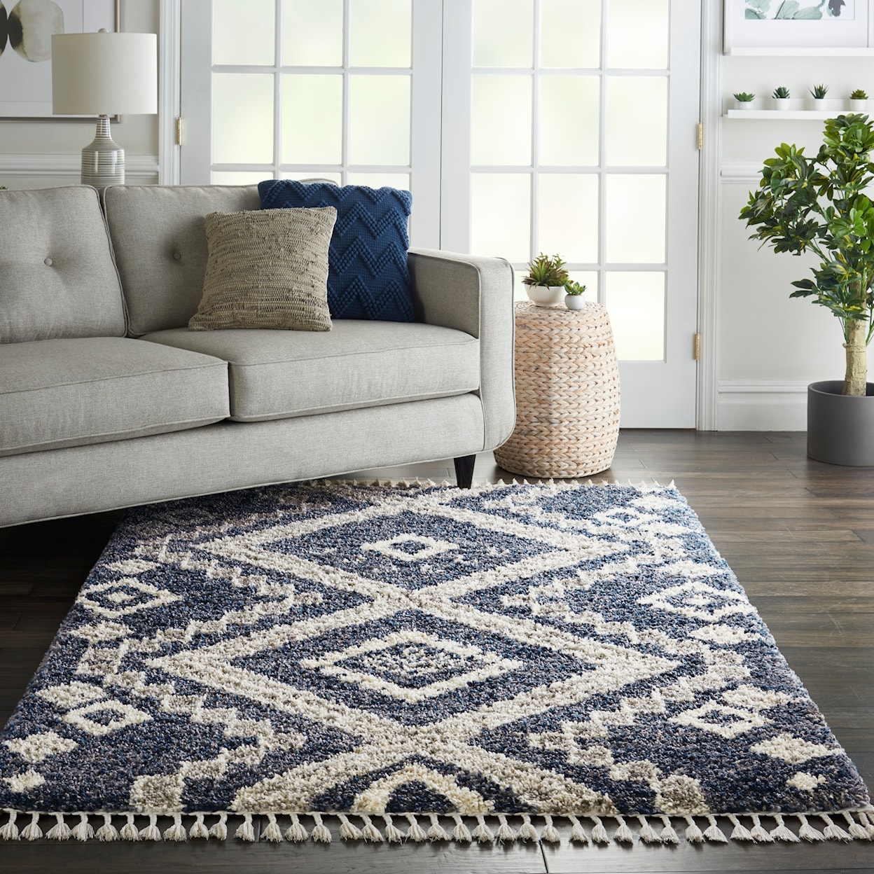 Nourison Oslo Shag 4' x 6'  Rug